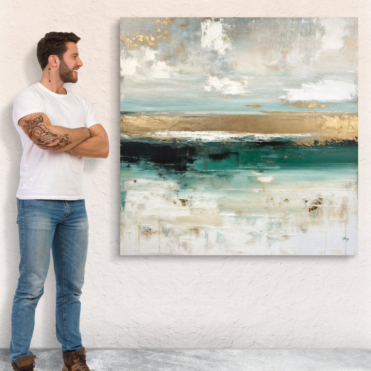 Canvas Print: "Coastal Echoes"