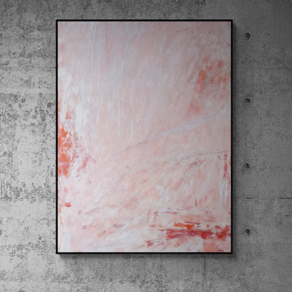 Canvas Print: "Crimson Veil"