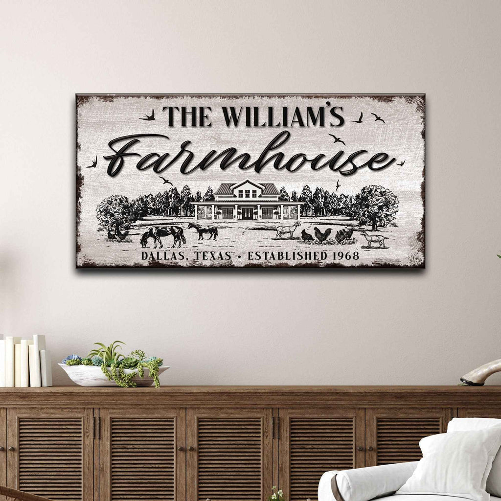 Custom Farmhouse Sign