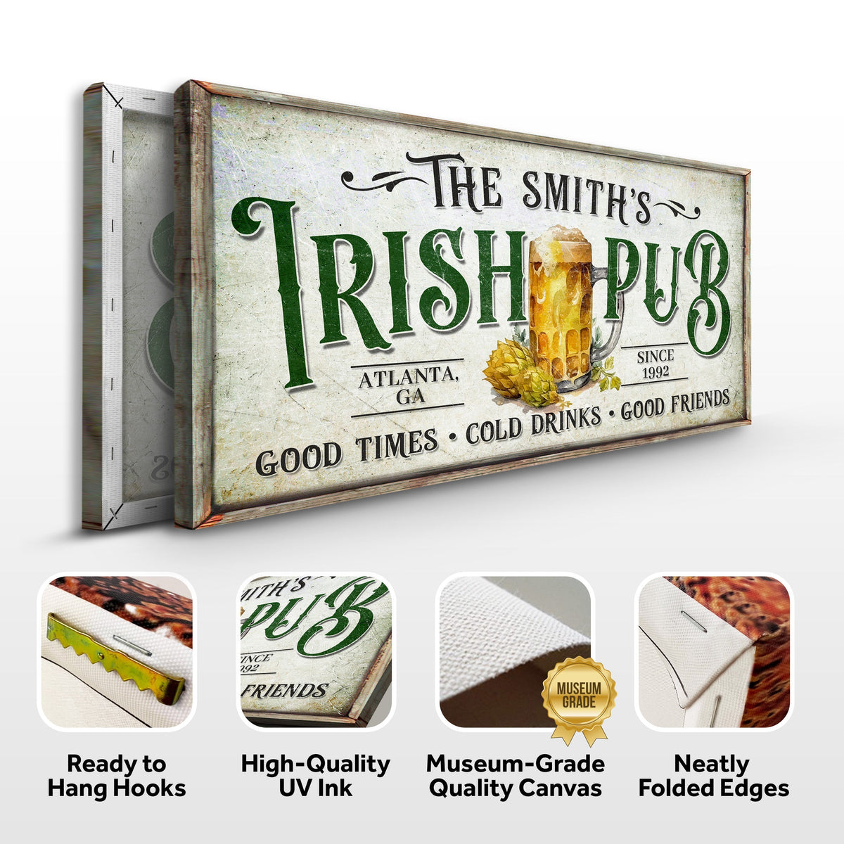 Custom Irish Pub Bar Sign II
