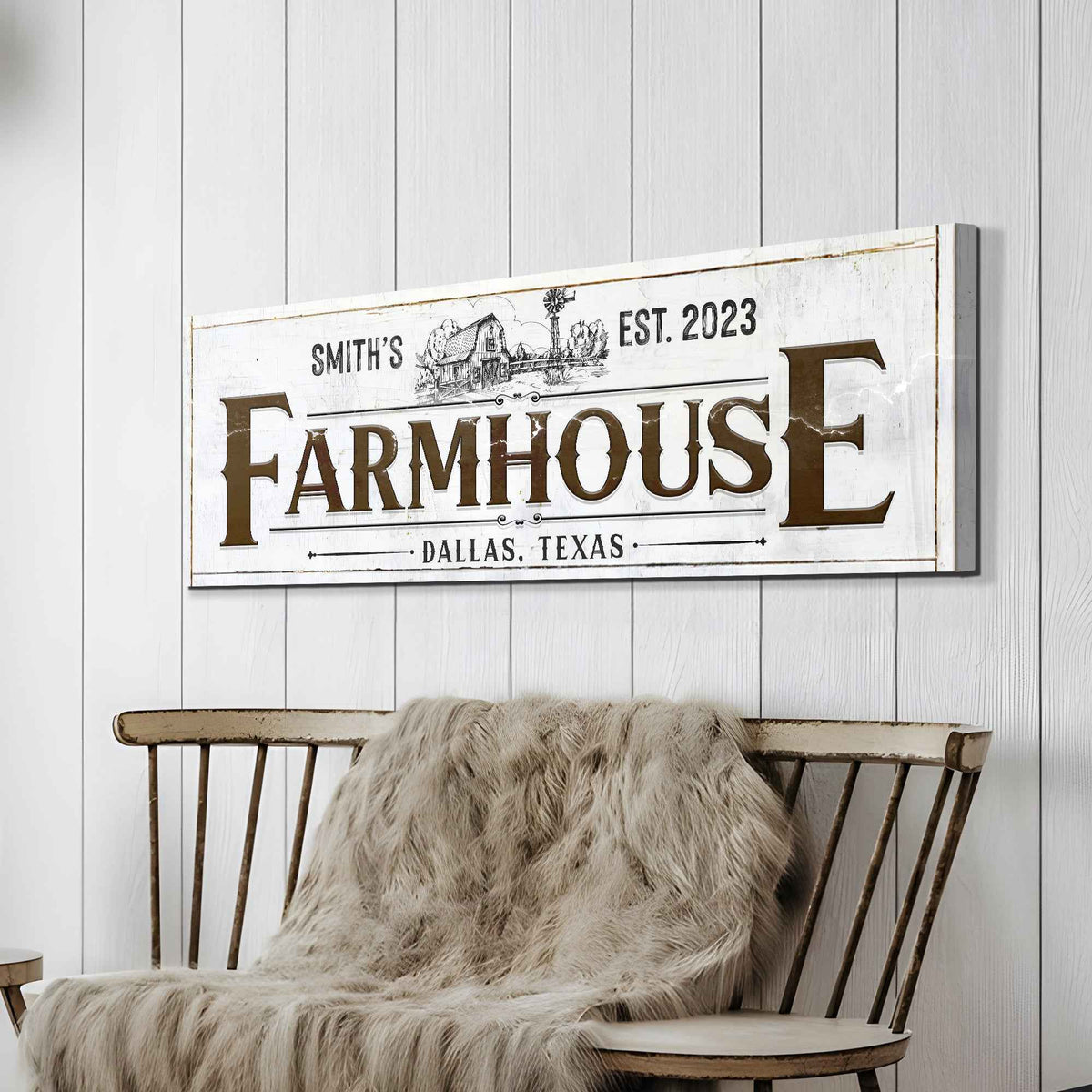 Custom Rustic Farmhouse Sign II