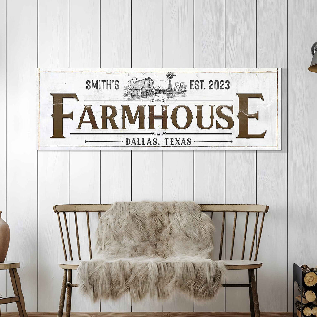 Custom Rustic Farmhouse Sign II