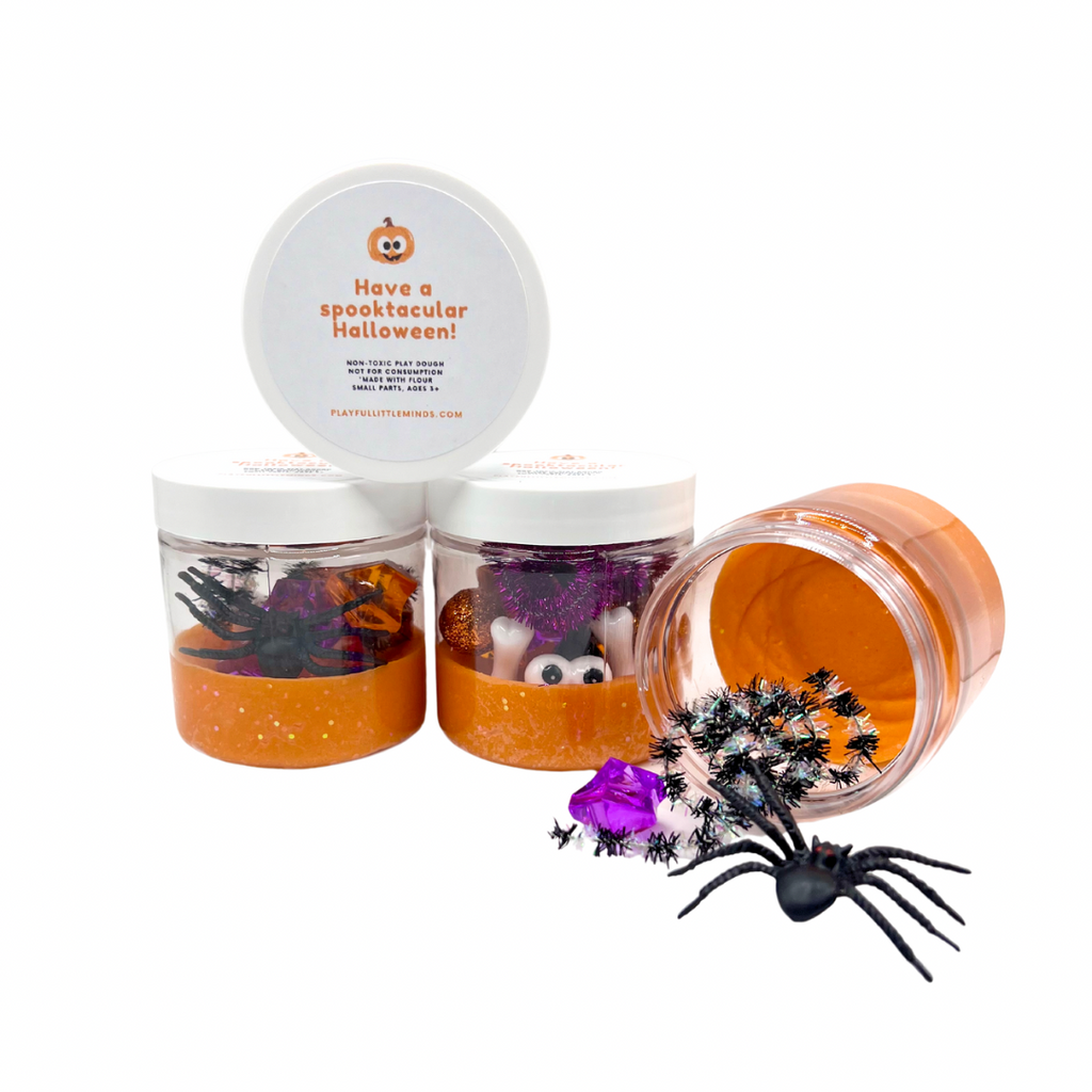 Halloween Play Dough Party Favors for Kids Spooktacular Gift