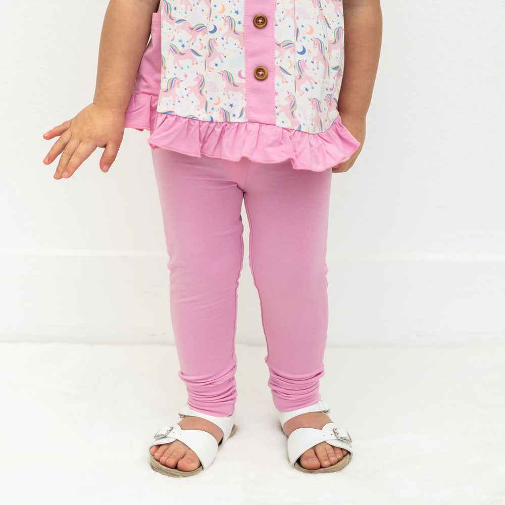 Lavender Solid Bamboo Leggings