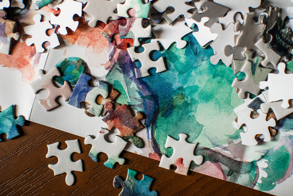 1000-Piece Puzzle: Paul Cezanne, Skull on a Curtain