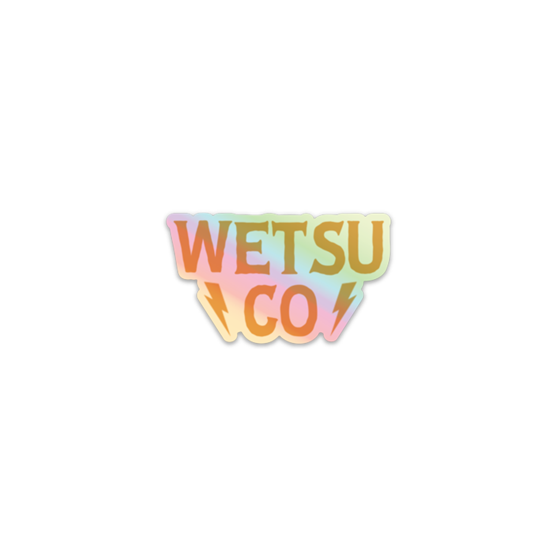 Dual Bolts Holographic Sticker