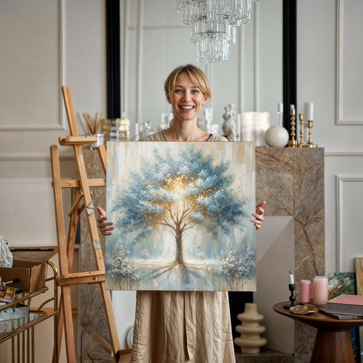 Canvas Print: "Ethereal Arboretum"