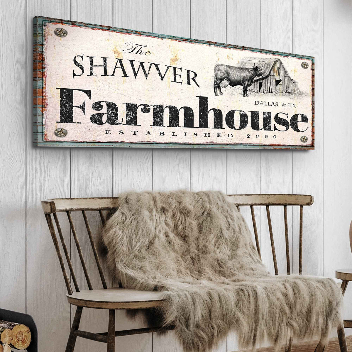 Rustic Farmhouse Sign XV