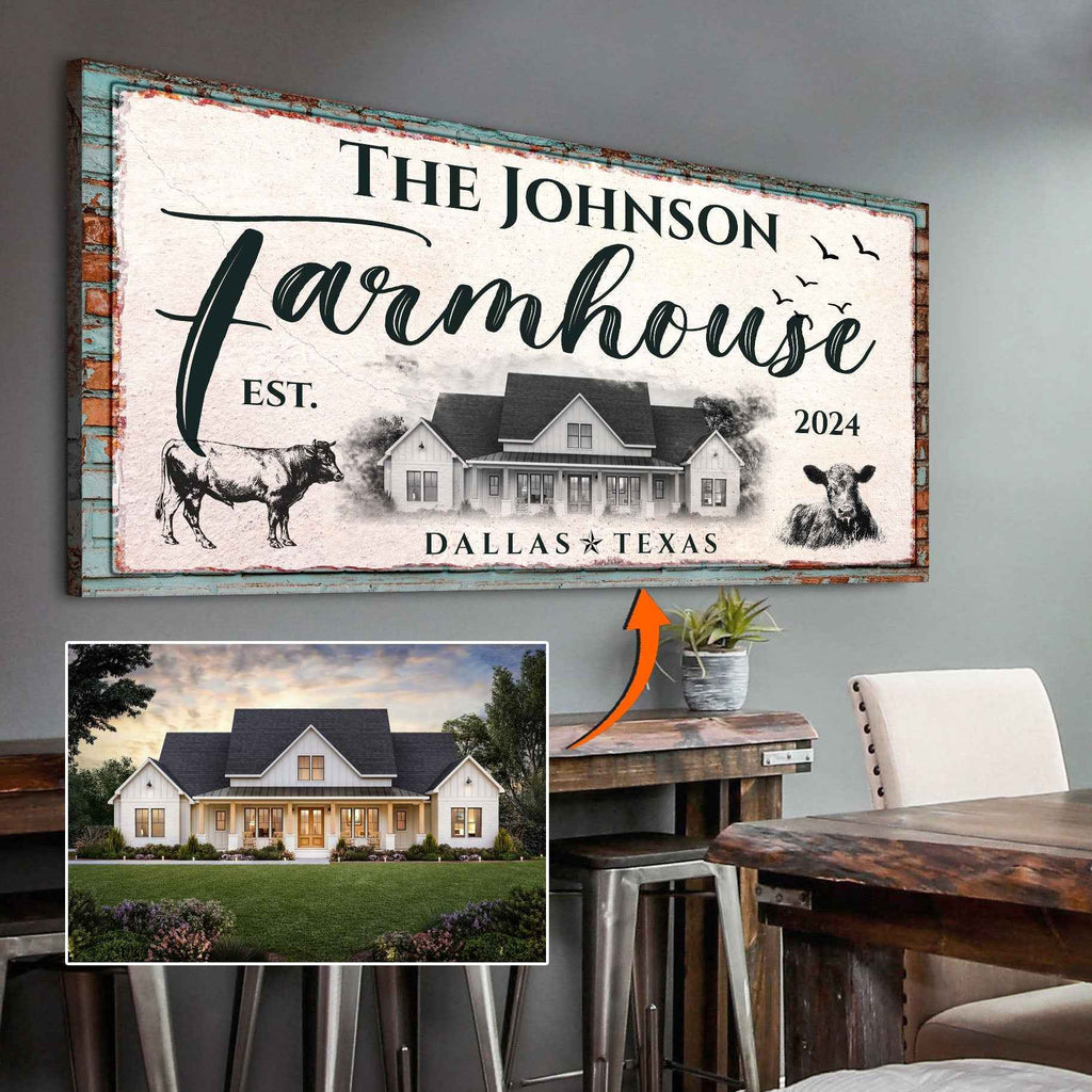 Custom Farmhouse Sign II