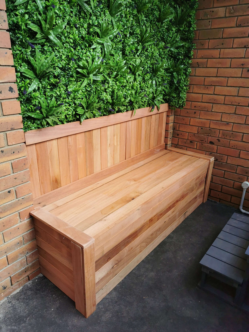 Lavender Fields Artificial Vertical Garden Green Wall Panel 40×40in 11 SQ FT – UV Resistant – Commercial Grade