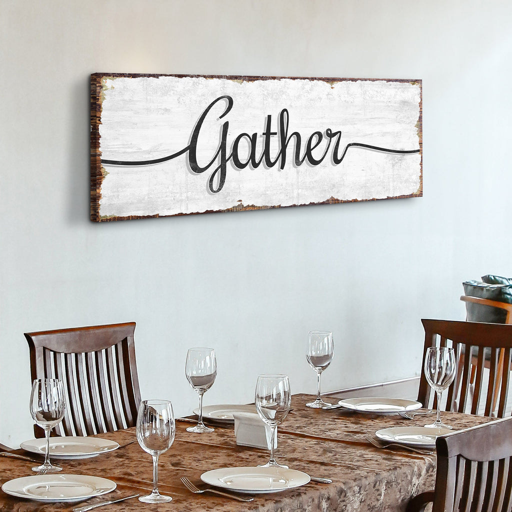 Gather Wall Art Sign