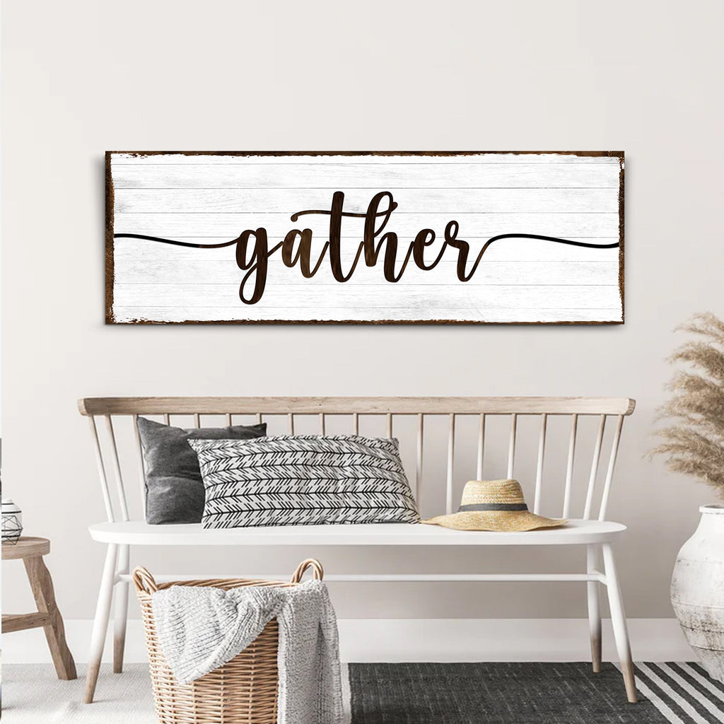 Gather Wall Art Sign II