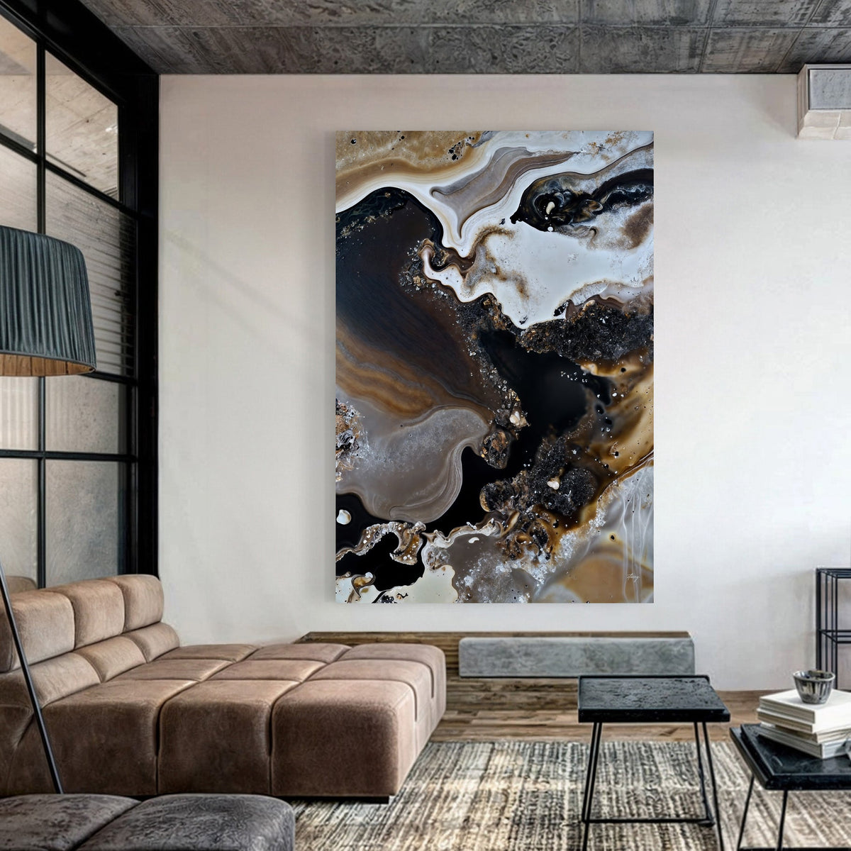 Canvas Print: "Geode Whispers III"