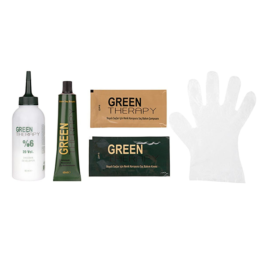 Green Therapy Ammonia-Free Hair Dye - Natural Hair Coloring with Argan Oil