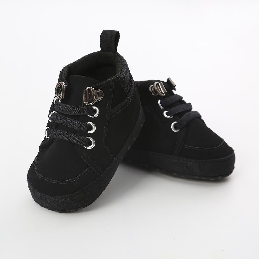 Warm Infant Baby First Walkers Soft Sole Newborn Leather High Top Non-slip Shoes Sneaker Baby Shoes