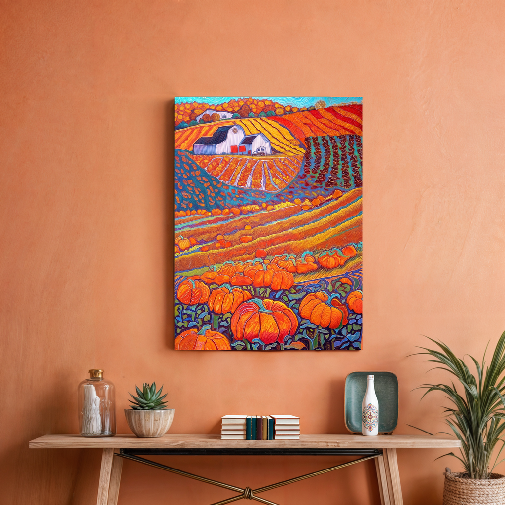 Canvas Print: "Harvest Hues"