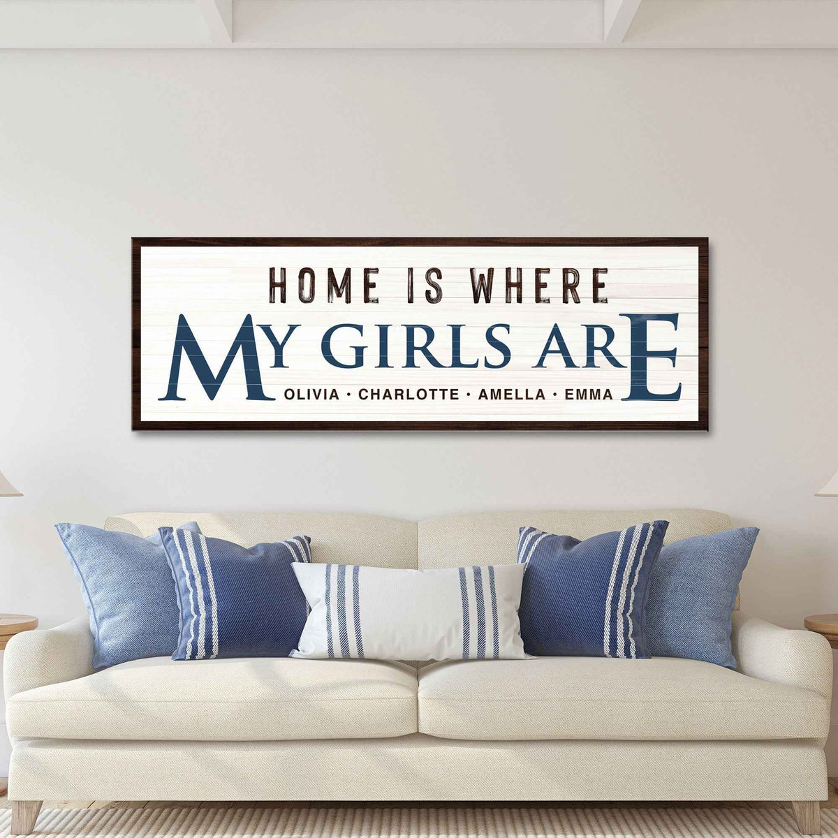 Home Is Where My Girls Are Sign III