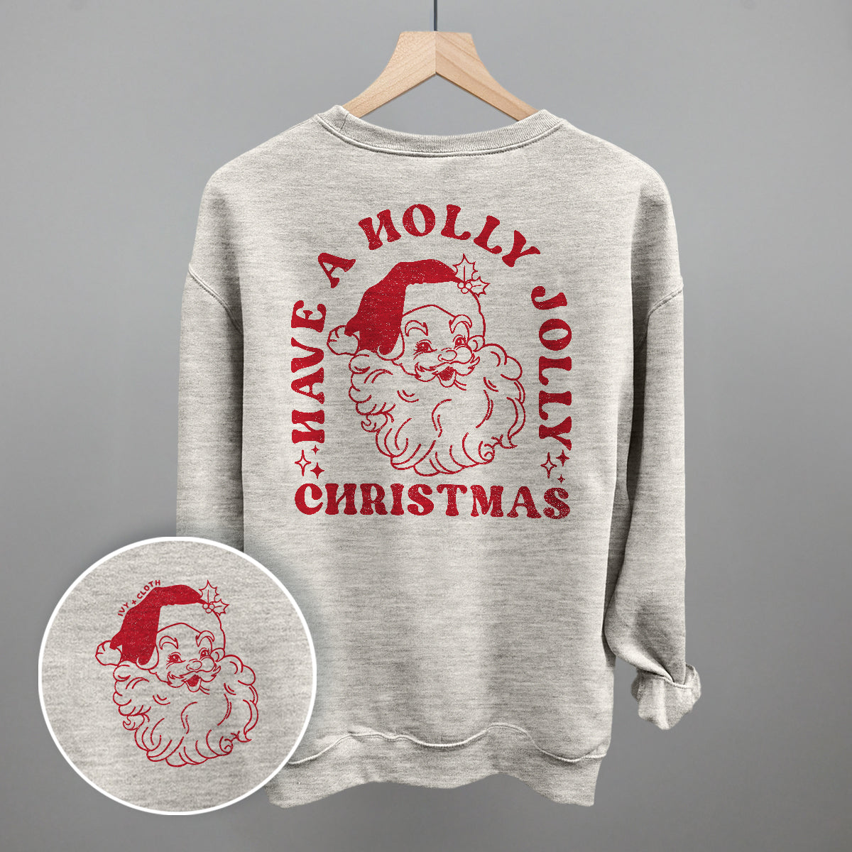 Have A Holly Jolly Christmas Santa (Back Print)