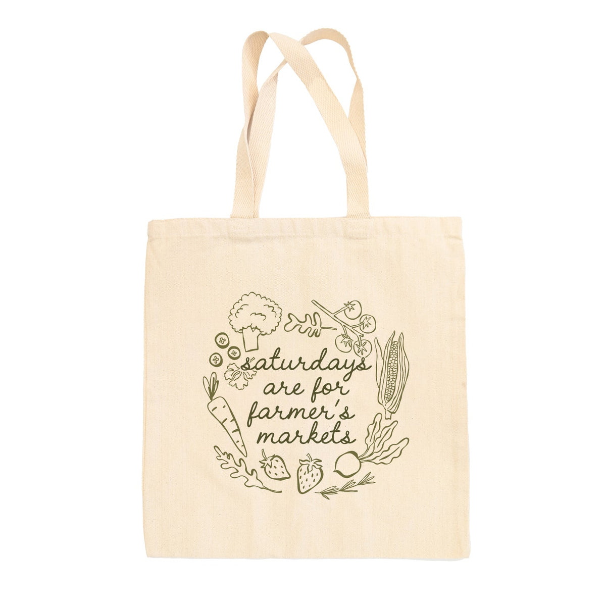 Saturdays Are For Farmer's Markets Tote Bag