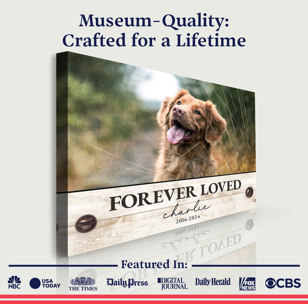 Custom Pet Memorial Sign Forever Loved