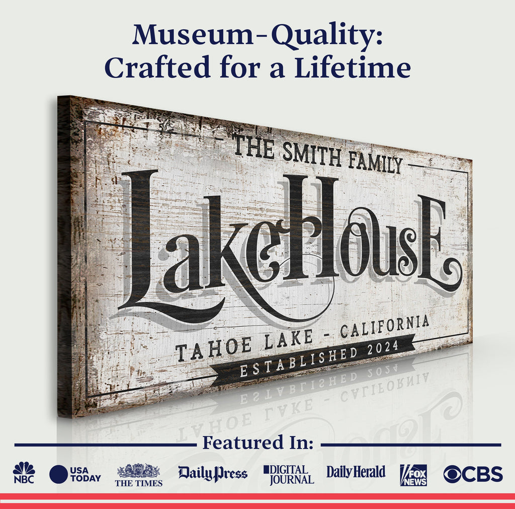 Lake House Sign XI