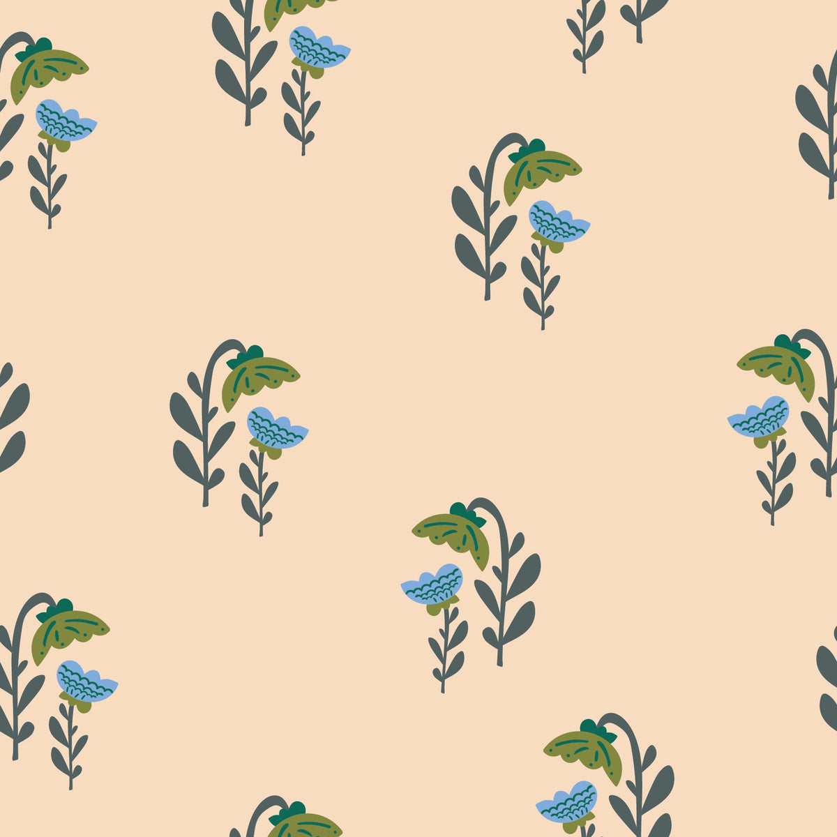 Jeanie Wallpaper by Meghan Pauley Nespeca