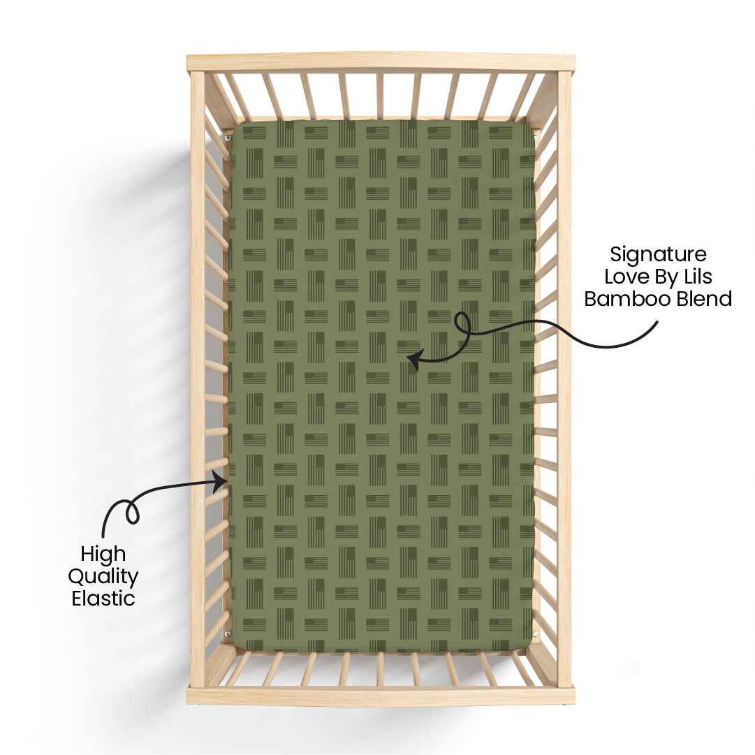 Kolton Bamboo Crib Sheet