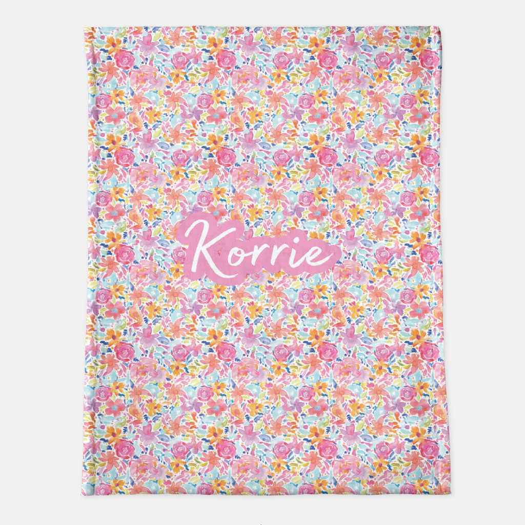 Korrie Personalized Minky Blanket