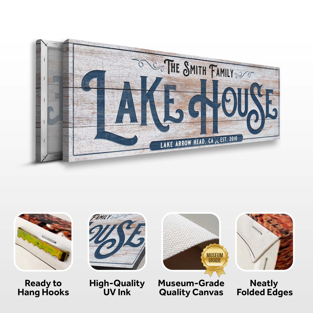 Personalized Lake House Sign III
