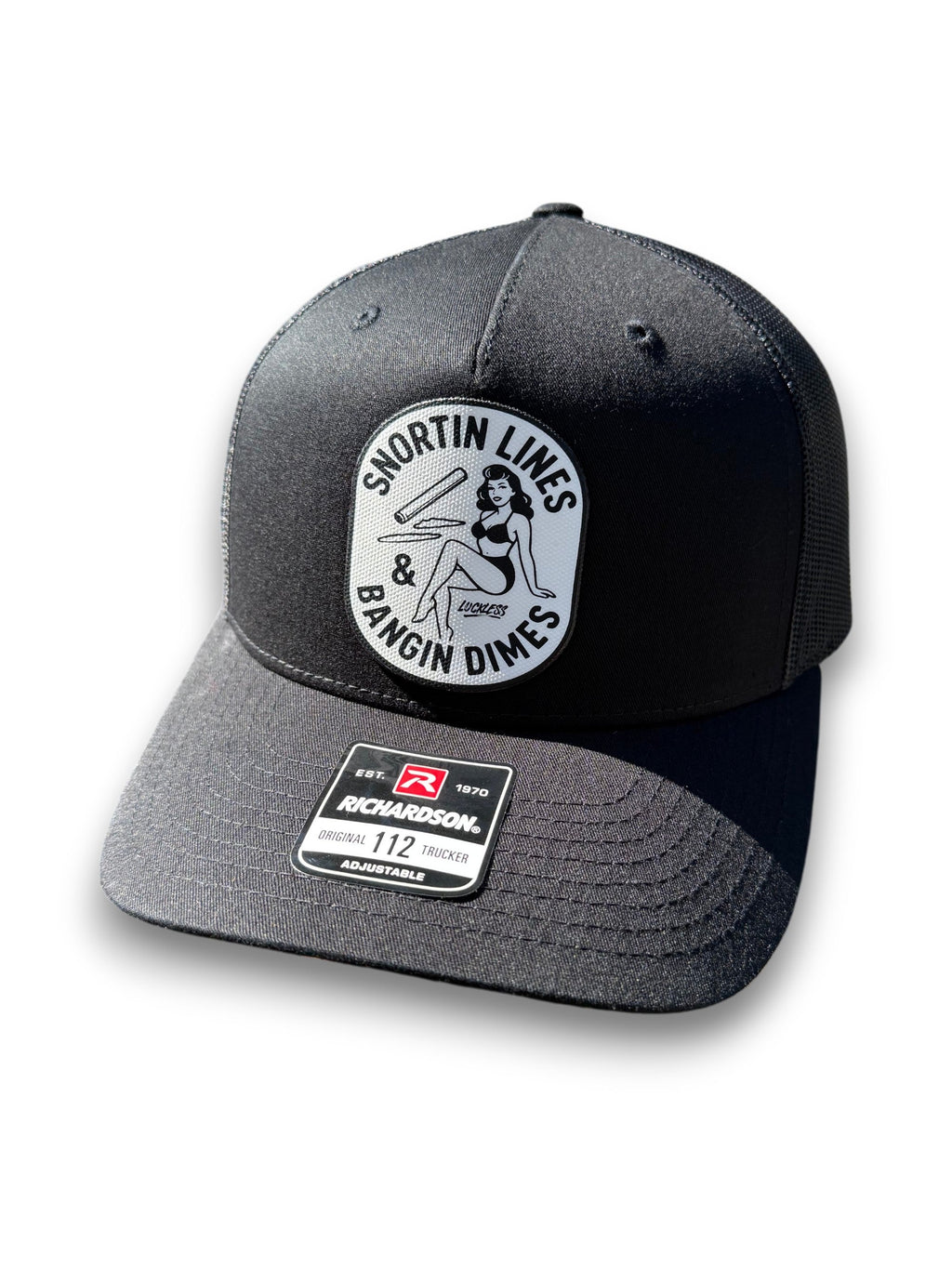 Lines and Dimes Canvas Patch Snapback