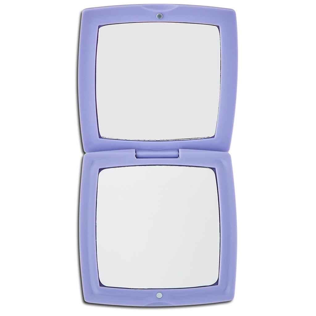Eklips Compact Pocket Mirror Purple Travel Makeup Mirror