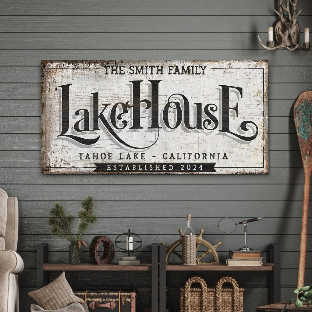 Lake House Sign XI