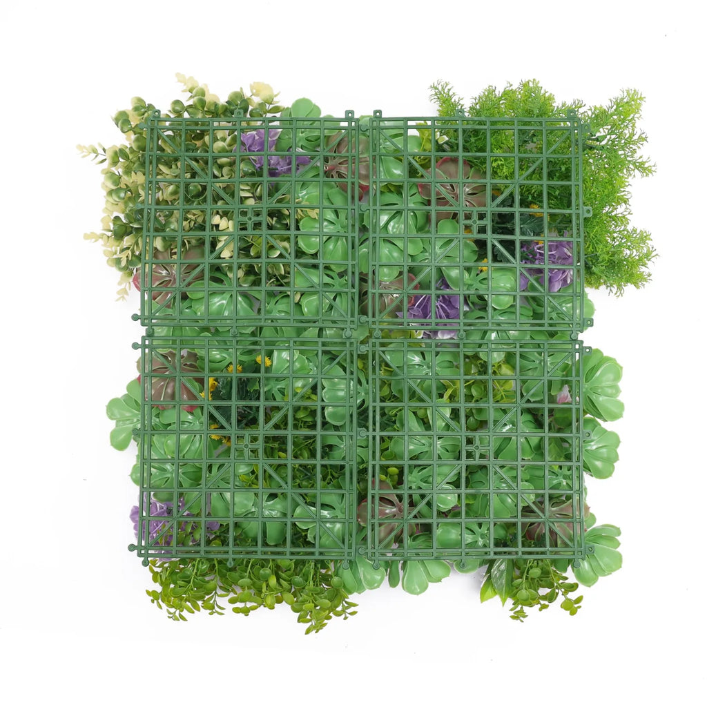 Dense Succulent Artificial Vertical Garden Green Wall Panel 20×20in – UV Resistant – Commercial Grade