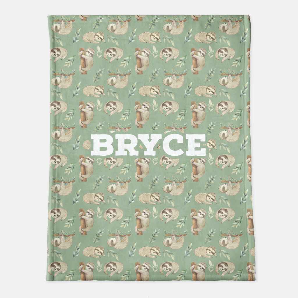 Bryce Personalized Minky Blanket