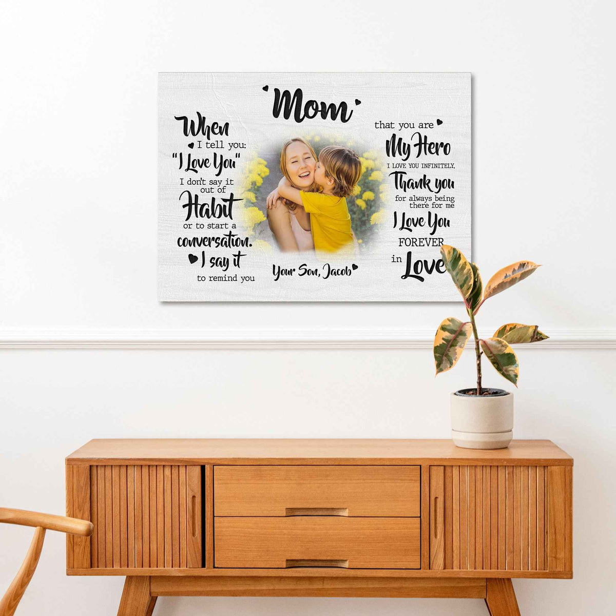 Mother's Day Sign My Hero