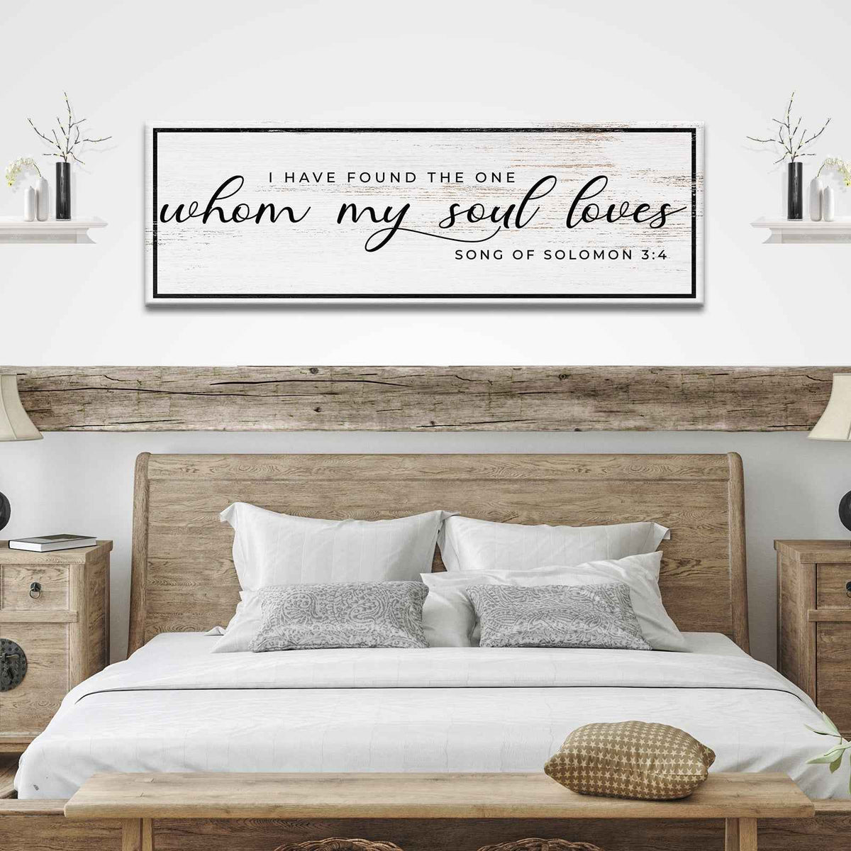Song of Solomon 3:4 - 'I Have Found The One' - Inspirational Christian Wall Art