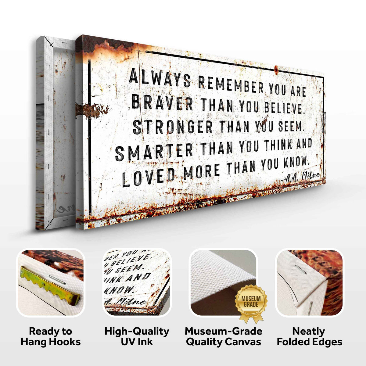 You Are Loved More Than You Know Rustic Sign