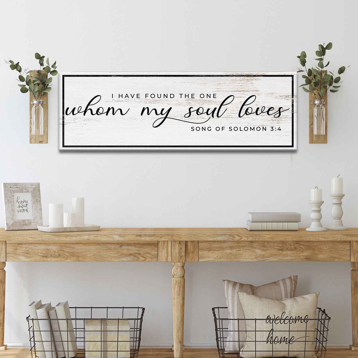 Song of Solomon 3:4 - 'I Have Found The One' - Inspirational Christian Wall Art