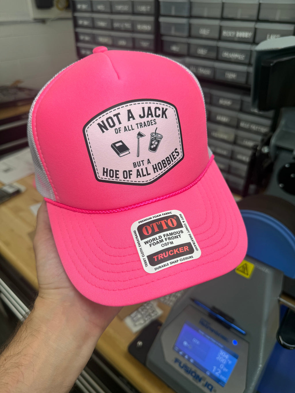 Hoe Of All Hobbies Foam Snapback