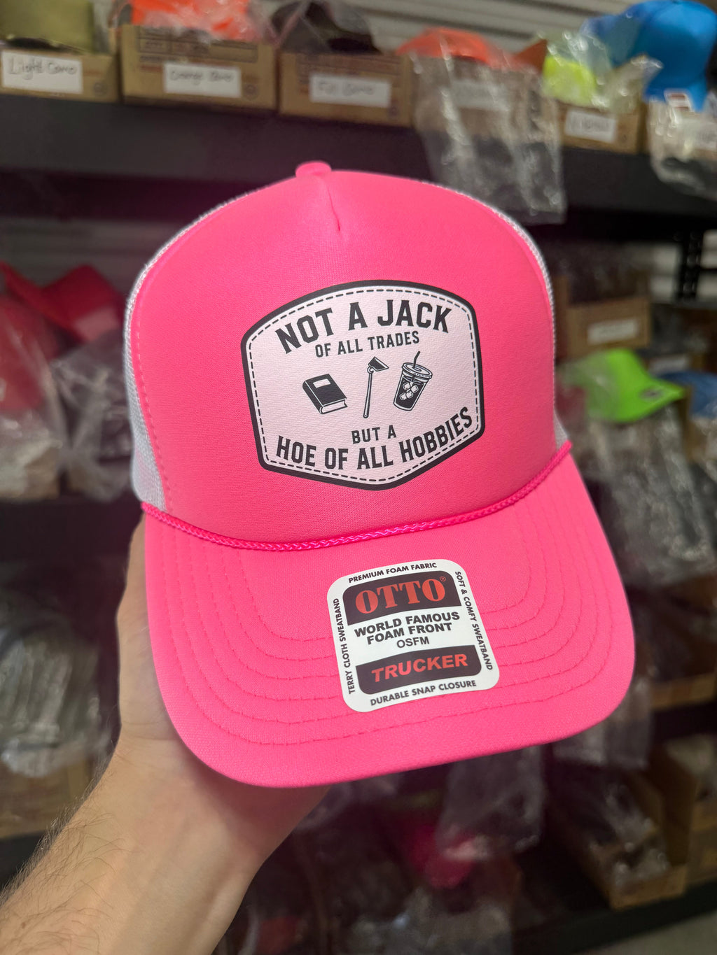 Hoe Of All Hobbies Foam Snapback