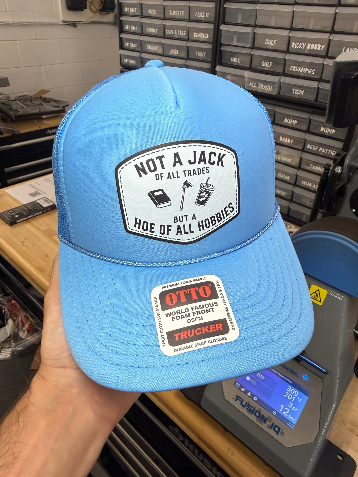 Hoe Of All Hobbies Foam Snapback