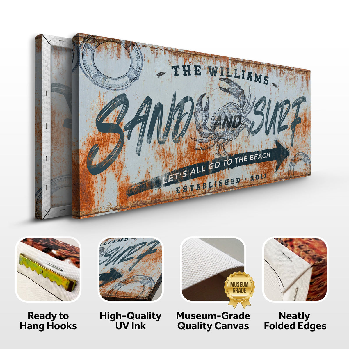 Sand And Surf Sign V