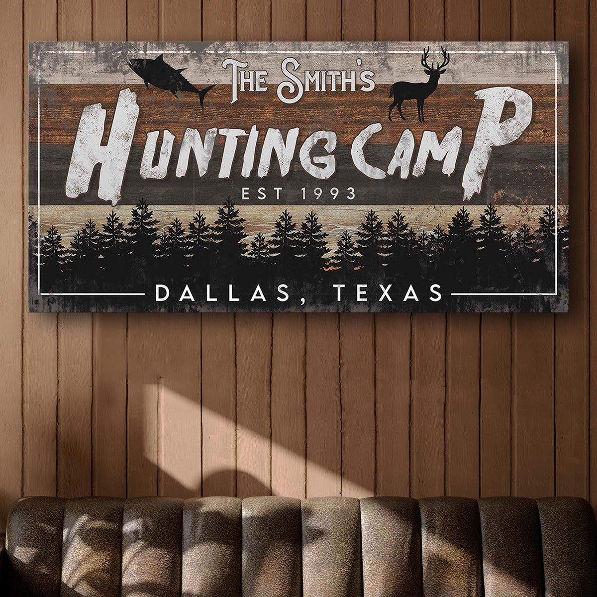 Fishing And Hunting Sign IV