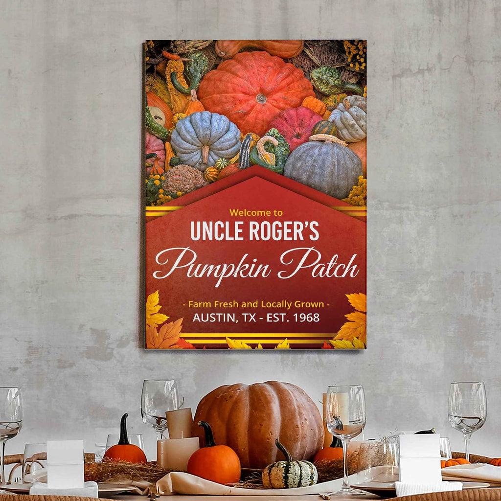 Pumpkin Patch Sign V