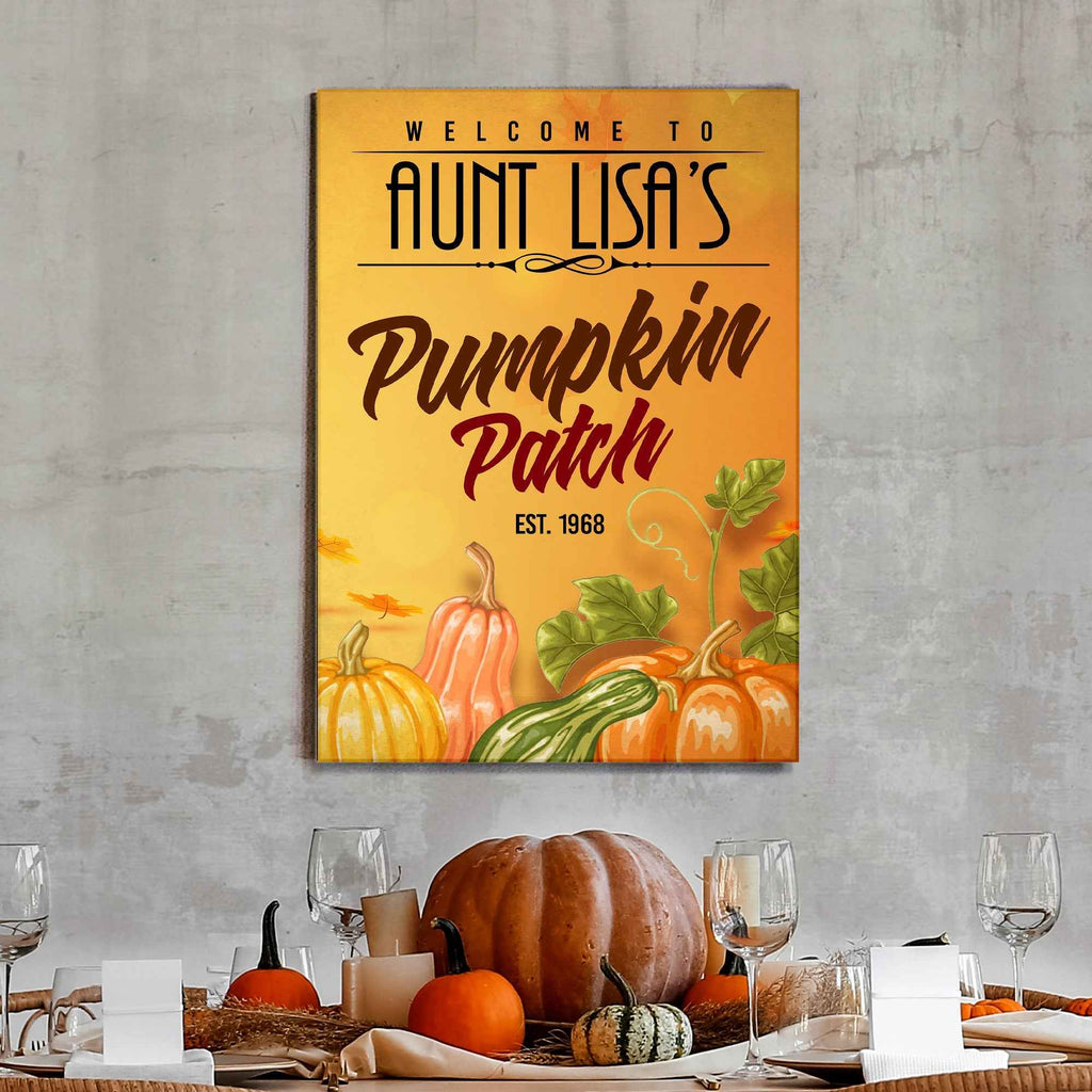 Pumpkin Patch Sign VII