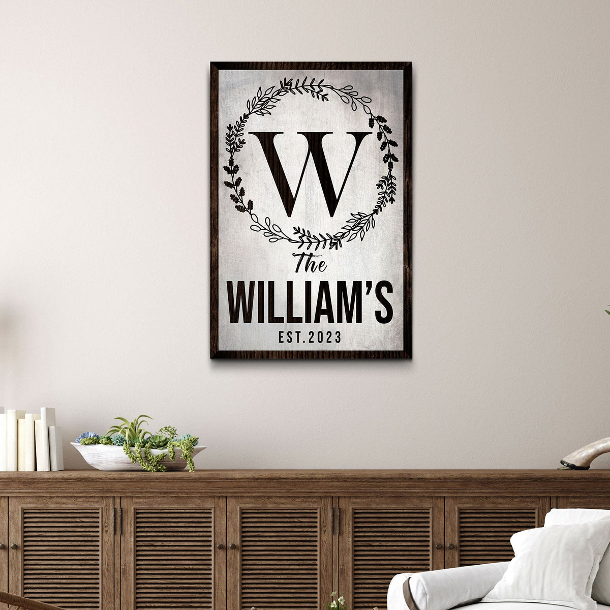 Established Last Name Sign IV