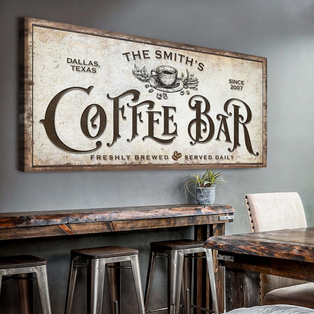 Coffee Bar Sign VII