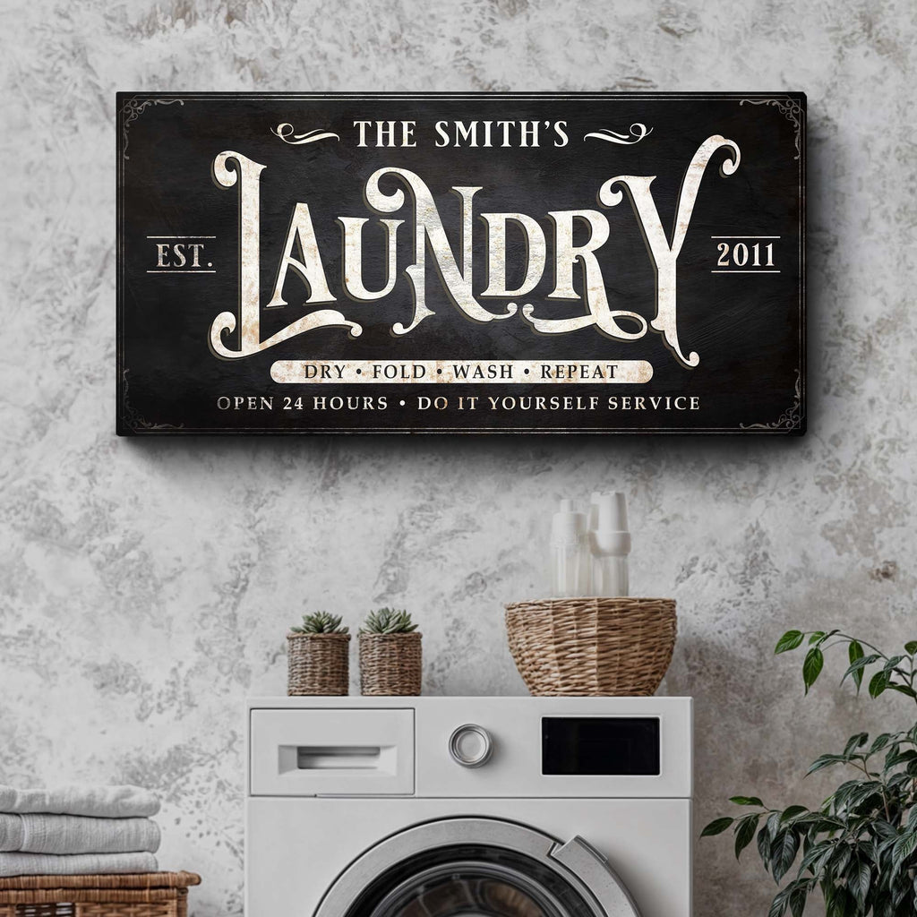 Laundry Sign IV