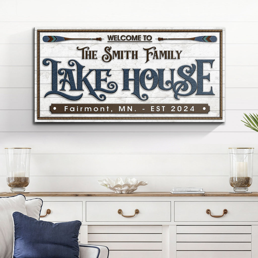 Lake House Sign XII