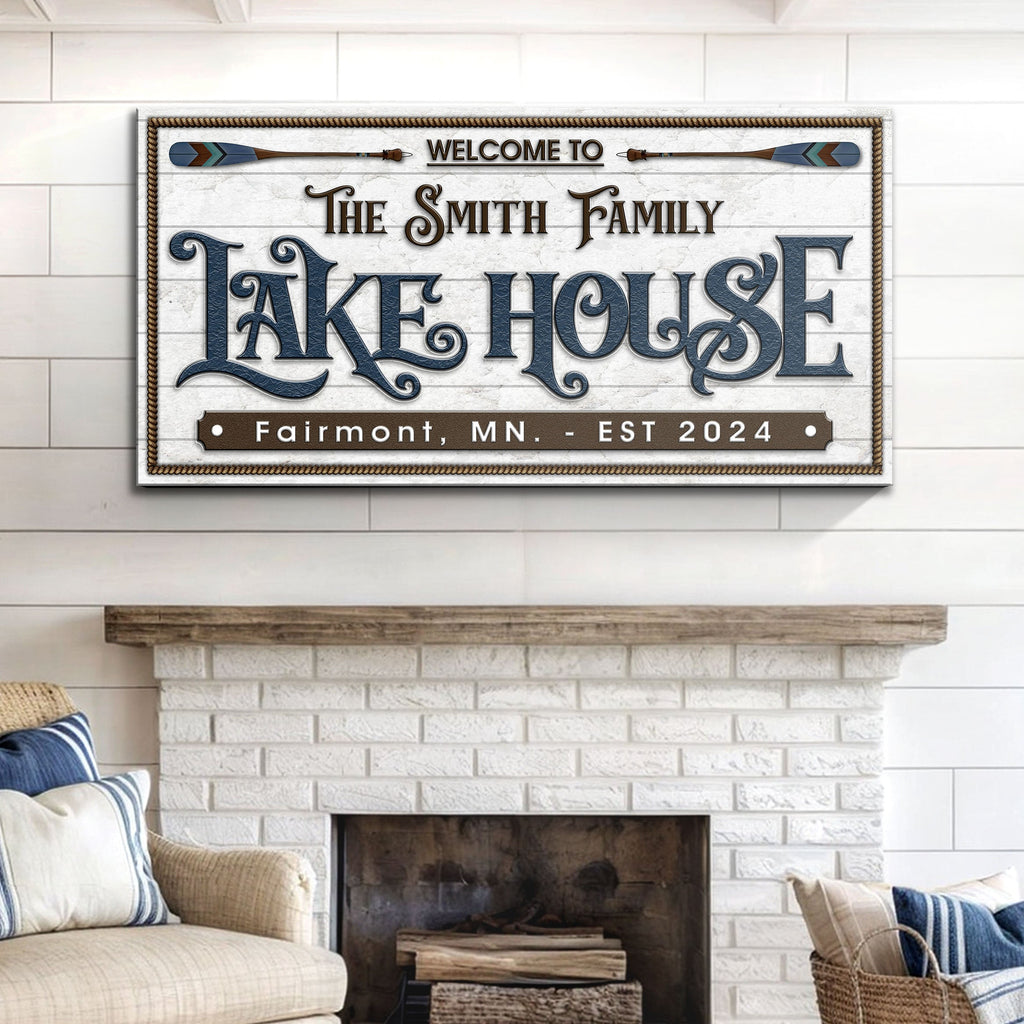 Lake House Sign XII